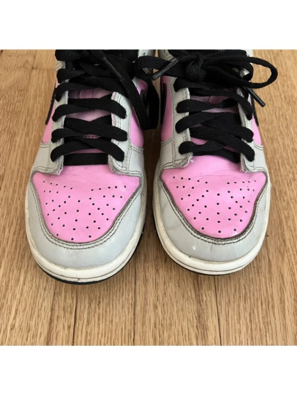 Nike Dunk Low Pink Orewood Sneakers Youth Size 4